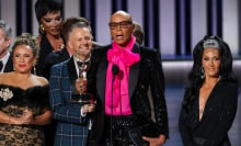 RuPaul accepts the Outstanding Reality Competition Program award for "RuPaul's Drag Race" onstage during the 75th Primetime Emmy Awards at Peacock Theater