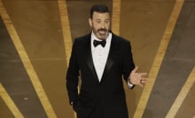 Host Jimmy Kimmel speaks onstage during the 95th Annual Academy Awards at Dolby Theatre