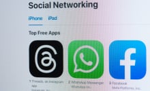 WhatsApp and Threads app