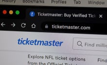 Ticketmaster website