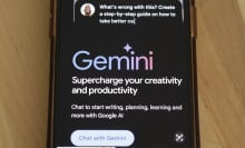 Google Gemini on Apple iPhone