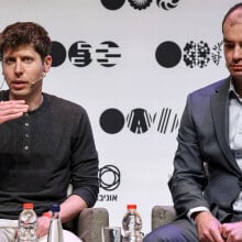 Sam Altman and Ilya Sutskever