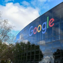 A view of Google Headquarters in Mountain View, California