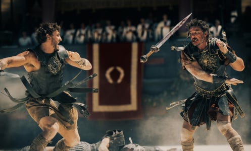 Paul Mescal and Pedro Pascal going head to head in 'Gladiator II.'