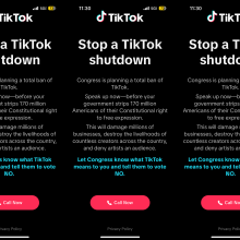 A screenshot of a TikTok popup